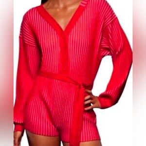 Adidas X Ivy Park V-Neck Ribbed Romper